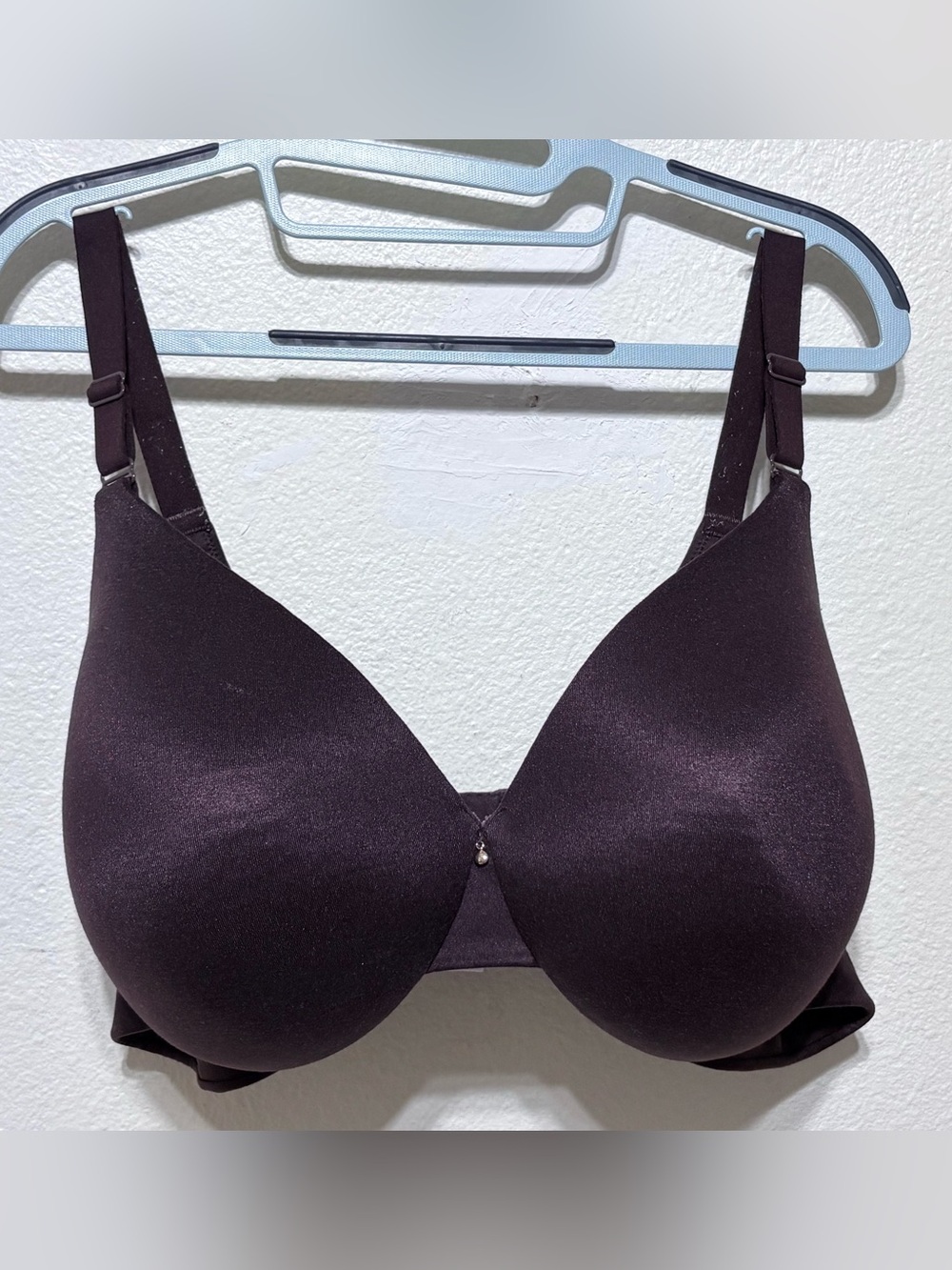 Cacique Bra 46C Back Smoother Lightly Lined Full Coverage Chocolate Plum 1037430